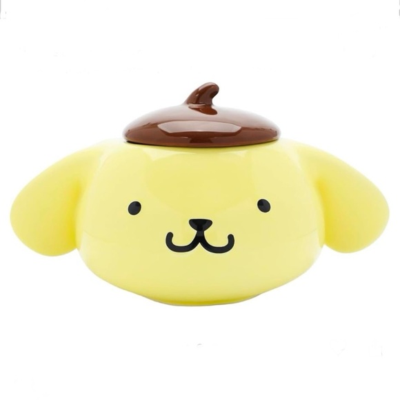 Sanrio Pompompurin Yellow Ceramic Container - Picture 2 of 10